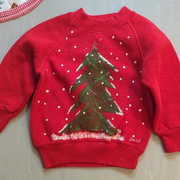 Vintage 2T Christmas Bundle Lot‎ Holiday Red Santa - Picture 6 of 10